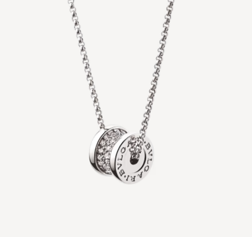 [Grace Jewelry]ZERO 1 SILVER DIAMOND NECKLACE