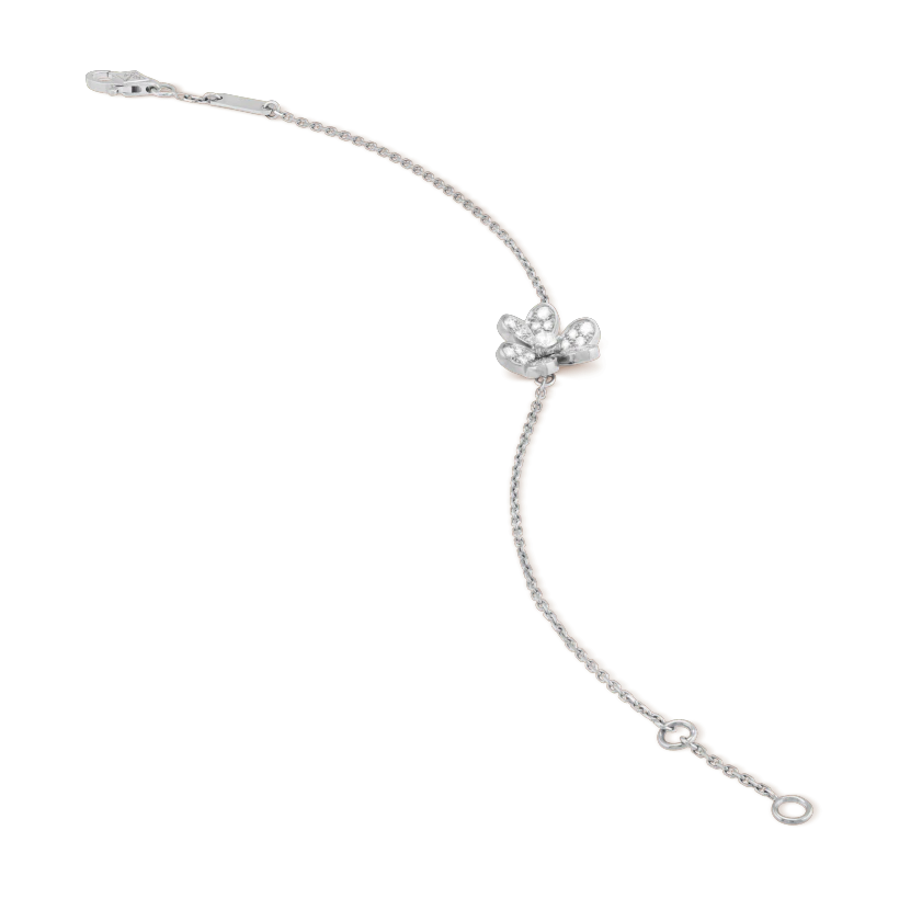 [Grace Jewelry]FRIVOLE SILVER FLOWER DIAMOND BRACELET