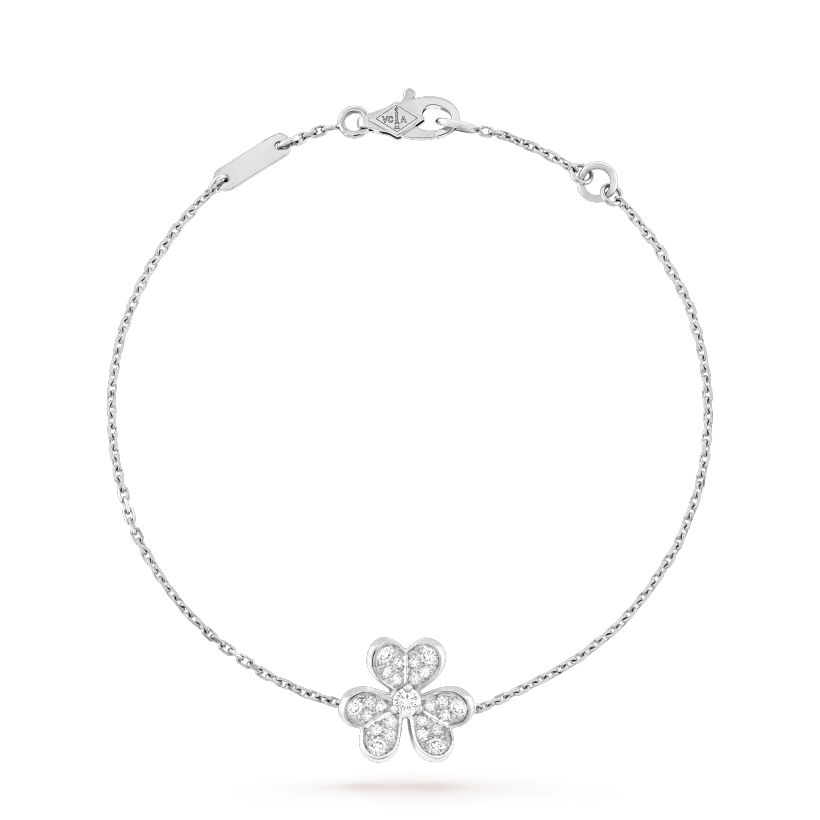 [Grace Jewelry]FRIVOLE SILVER FLOWER DIAMOND BRACELET