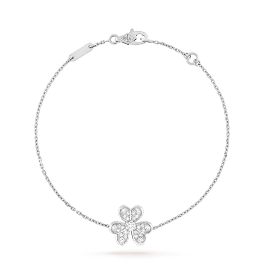 [Grace Jewelry]FRIVOLE SILVER FLOWER DIAMOND BRACELET