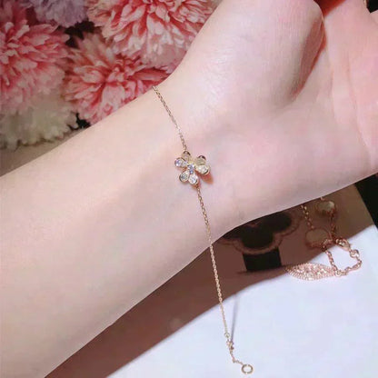 [Grace Jewelry]FRIVOLE GOLD FLOWER DIAMOND BRACELET