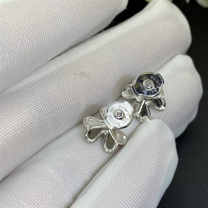 [Grace Jewelry]FRIVOLE MINI SILVER FLOWER EARRINGS