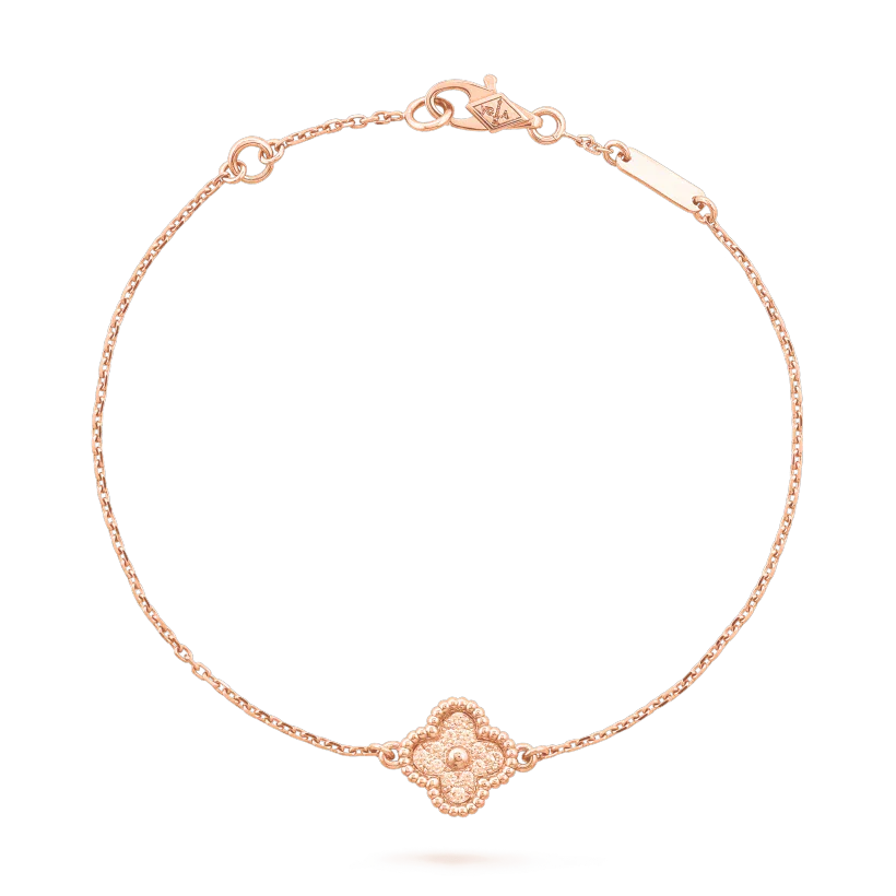 [Grace Jewelry]CLOVER SINGLE FLOWER BRACELET