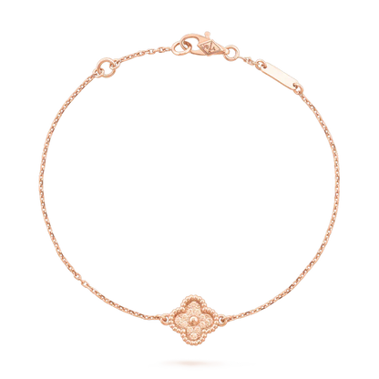 [Grace Jewelry]CLOVER SINGLE FLOWER BRACELET