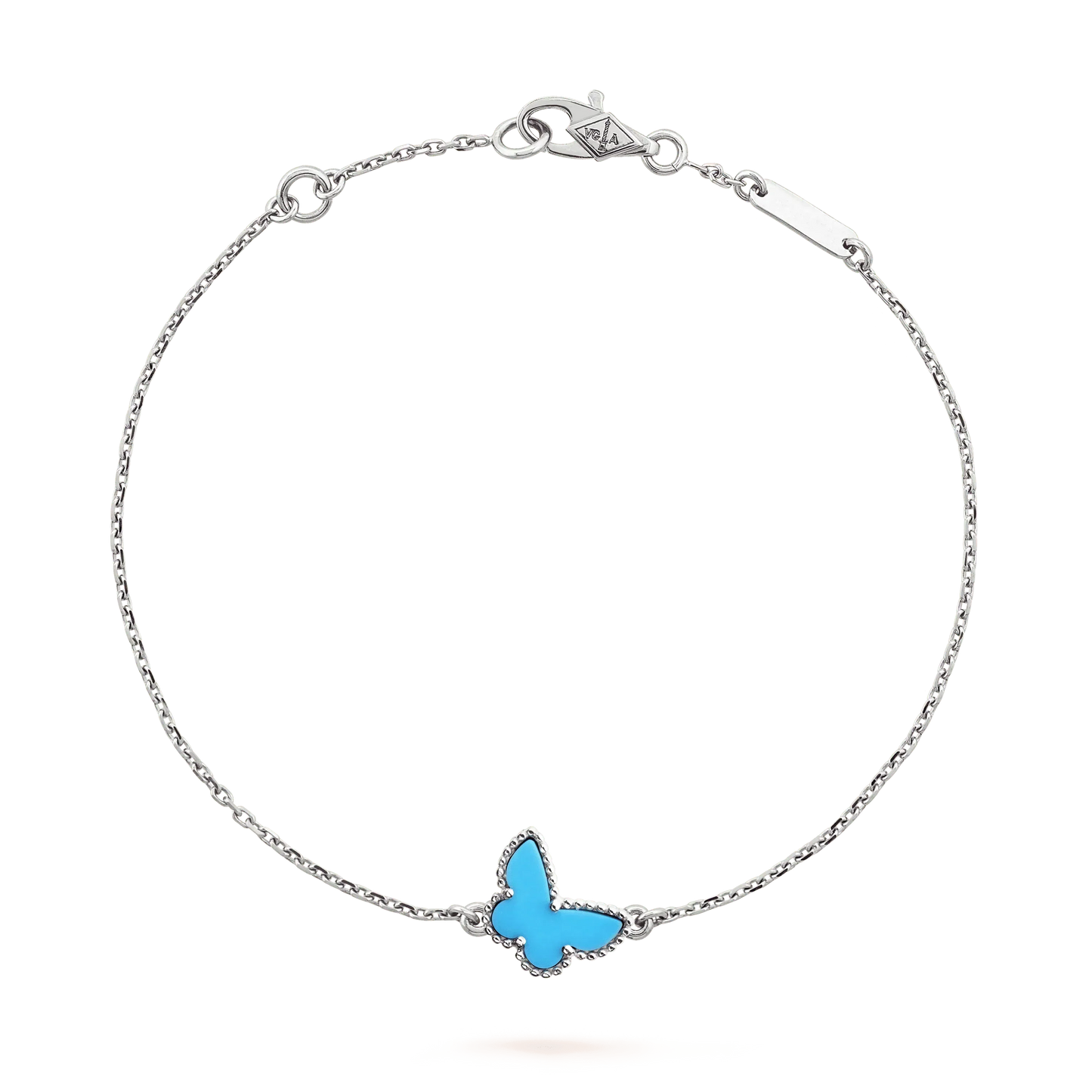 [Grace Jewelry]BUTTERFLY TURQUOISE BUTTERFLY BRACELET SILVER