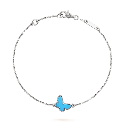 [Grace Jewelry]BUTTERFLY TURQUOISE BUTTERFLY BRACELET SILVER