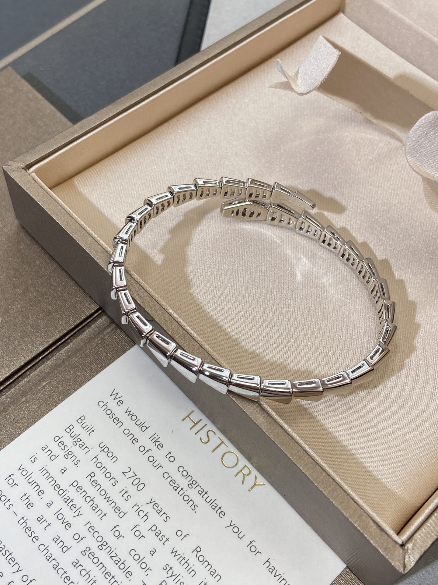 [Grace Jewelry]SERPENTI VIPER SILVER BRACELET