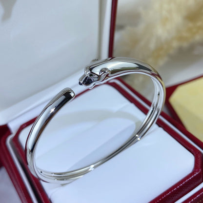 [Grace Jewelry]PANTHERE SILVER OPEN BRACELET