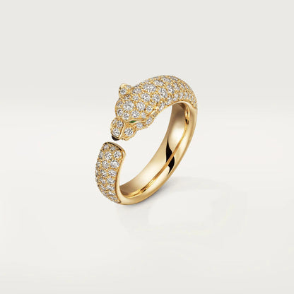 [Grace Jewelry]PANTHERE PINK GOLD DIAMOND RING